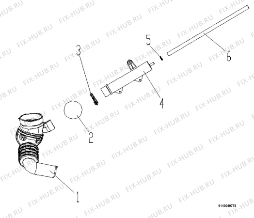 Взрыв-схема стиральной машины Zanussi ZWG1861W - Схема узла Section 1